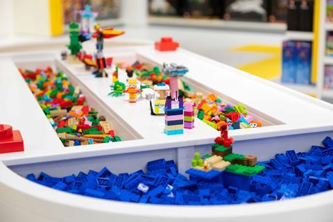 Lego on display at Cribbs shopping centre, Bristol